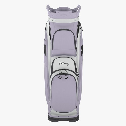 Bolsa de golf Callaway 2025 ORG 14 carro nueva plata pétalo de orquídea 14 vías - Imagen 2 de 6