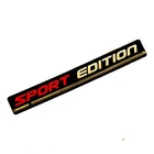Universal Car Accessories SPORT EDITION 3D Emblem Badge Decal Resin Sticker RED
