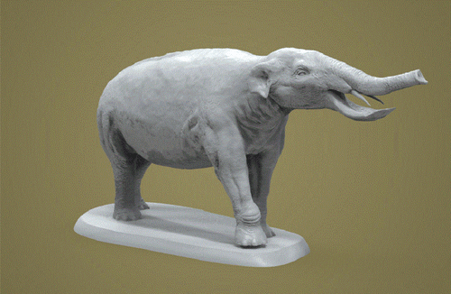Platybelodon Acient Animal 3D Unpainted Figure Model GK Blank Kit New Toy Stock - 第 2/10 張圖片