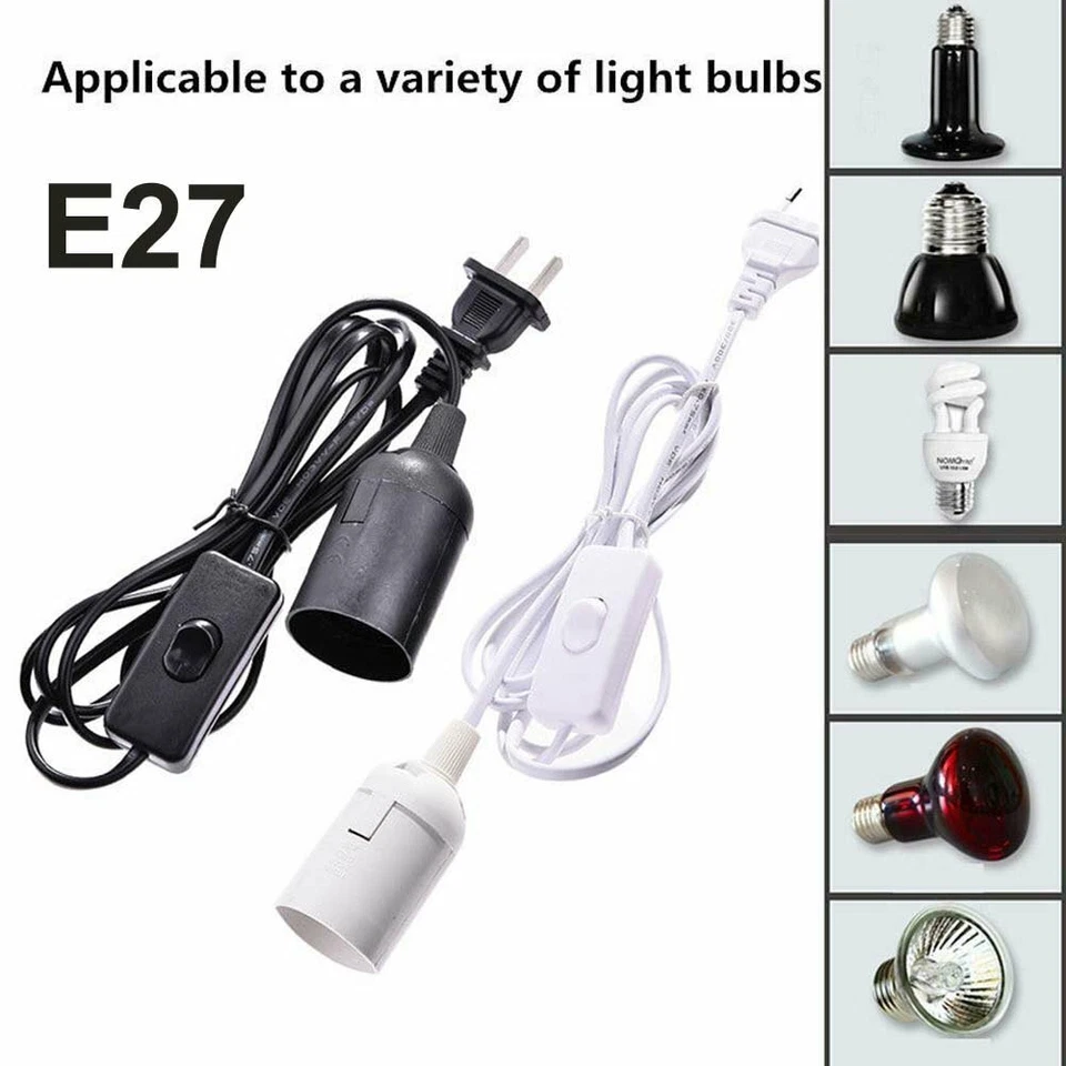 E27 Cable Cord With Switch AU Plug Pendant Lamp Base Light Bulb Holder Socket - image 2 of 4