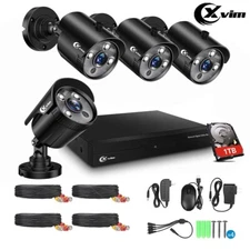 XVIM 8CH DVR 1080P Security Camera System Outdoor Home Security CCTV Waterproof