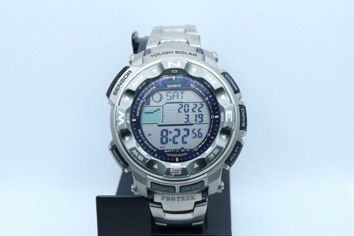 casio PRO TREK prw-2500t Men's WristWatch Used 79767946432 | eBay