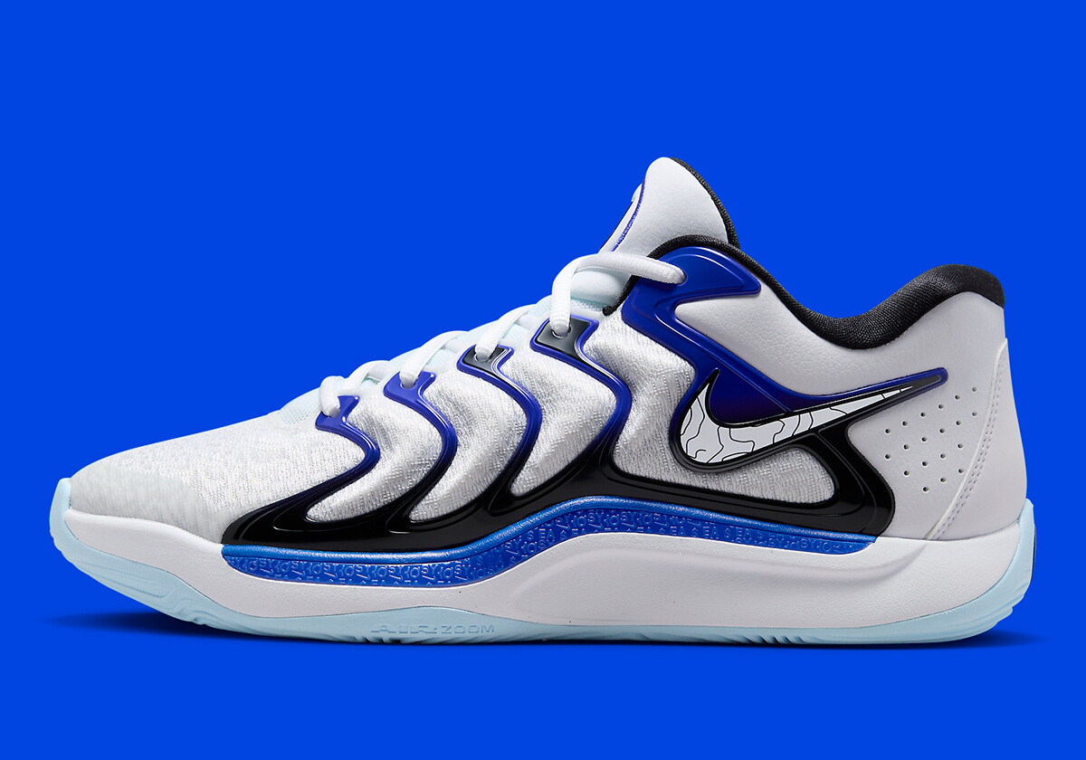 Nike Kevin Durant KD 17 Penny White Game Королевский синий Черный FJ9487-100 sz 10,5 Мужские