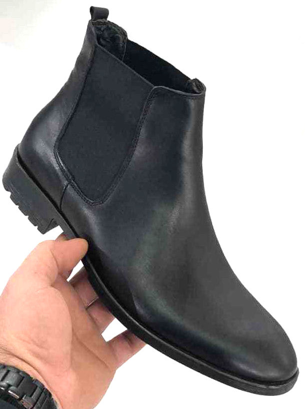 Stivaletti Chelsea Uomo - Classici E Eleganti In Pelle Sintetica - Foto 11