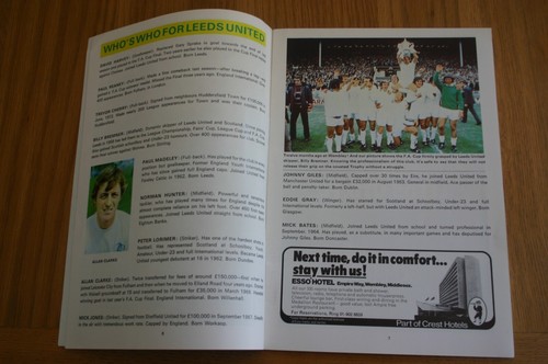 Leeds Utd v Sunderland 1973 FA Cup Final Programme and Ticket - Picture 7 of 17