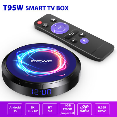 2025 NEU Smart TV BOX Android 13.0 4G 128GB 8K HD Quad core 5G WIFI Media Player