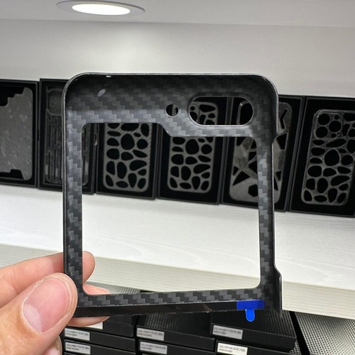 Pure Carbon Fiber Hülle für Samsung Galaxy Z Flip 5 ultradünne Aramid Armor Abdeckung - Bild 4 von 14