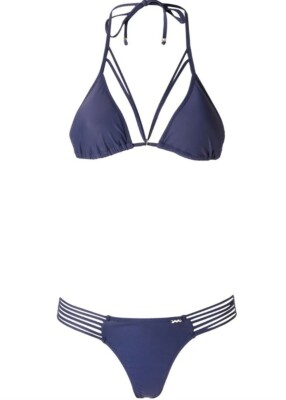 Amir Slama Blue Triangle Bikini Set Brazilian Cut Size XS Brand New with Tags