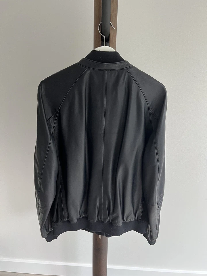 hugo boss leather jacket men - Image 2 of 4