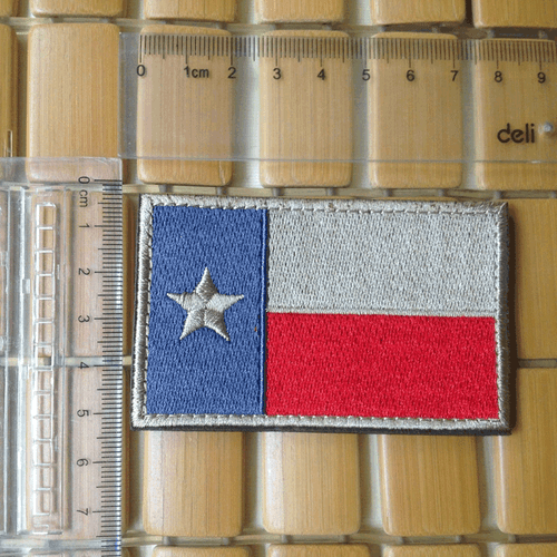 TEXAS TX STATE FLAG USA ARMY TACTICAL MILITARY BADGE FOREST PATCH - Picture 5 of 6
