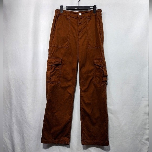 パンツ 90s brown wide cargo pants BDG Cargo Baggy Pants Women's 28 Brown Boho Retro 90s Streetwear