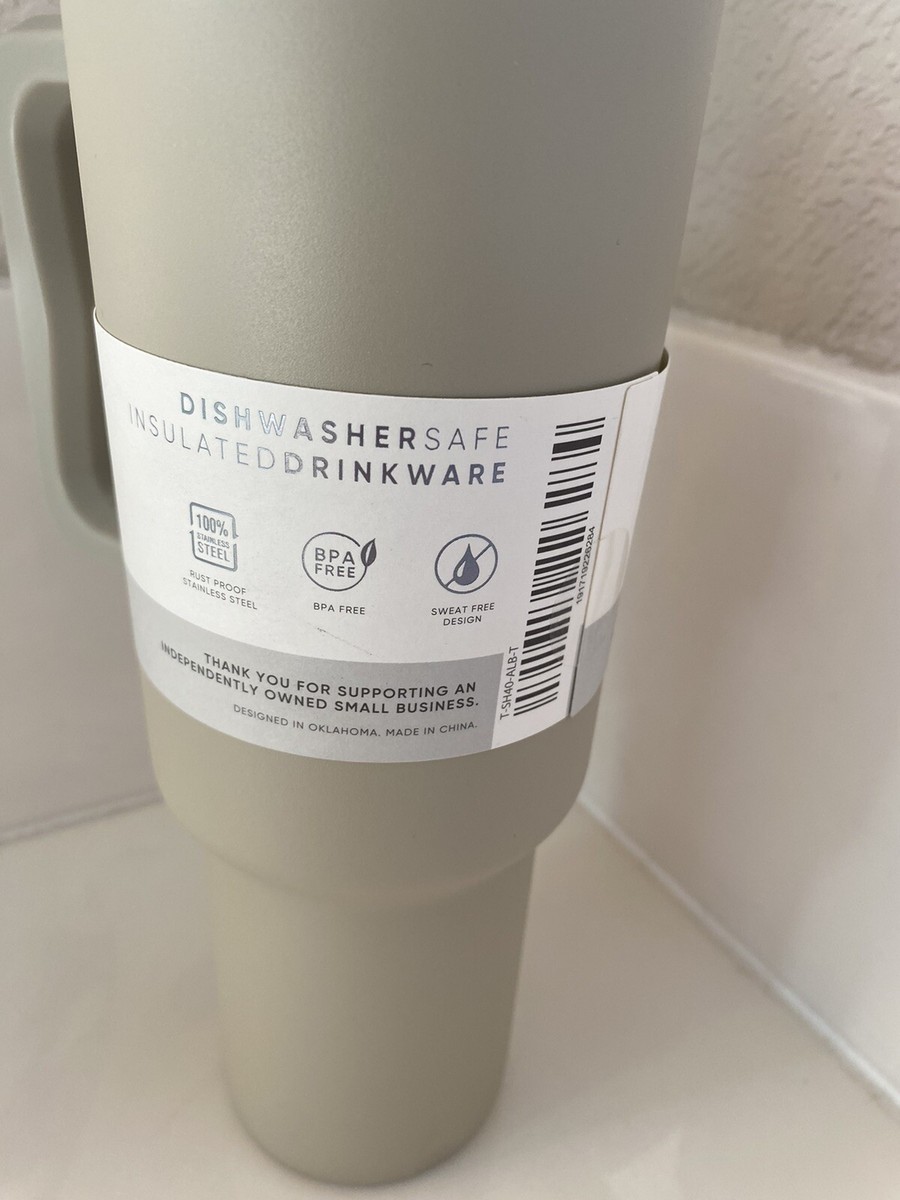 Simple Modern Gobelet Thermique avec Poignée et Paille | Grande Carafe d'Eau Isolée en Acier Inoxydable | Cadeaux pour Femmes et Hommes | Trek Collection | 1480ml | Riptide