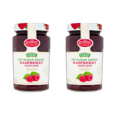 Stute No Added Sugar Jam Raspberry Seedless 430g x 2 | eBay UK