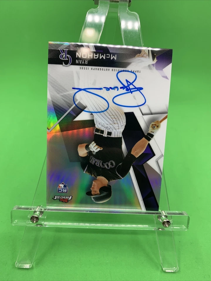 Ryan McMahon 2018 Topps Finest Rookie Autograph FA-RM Rockies - Image 2 of 4