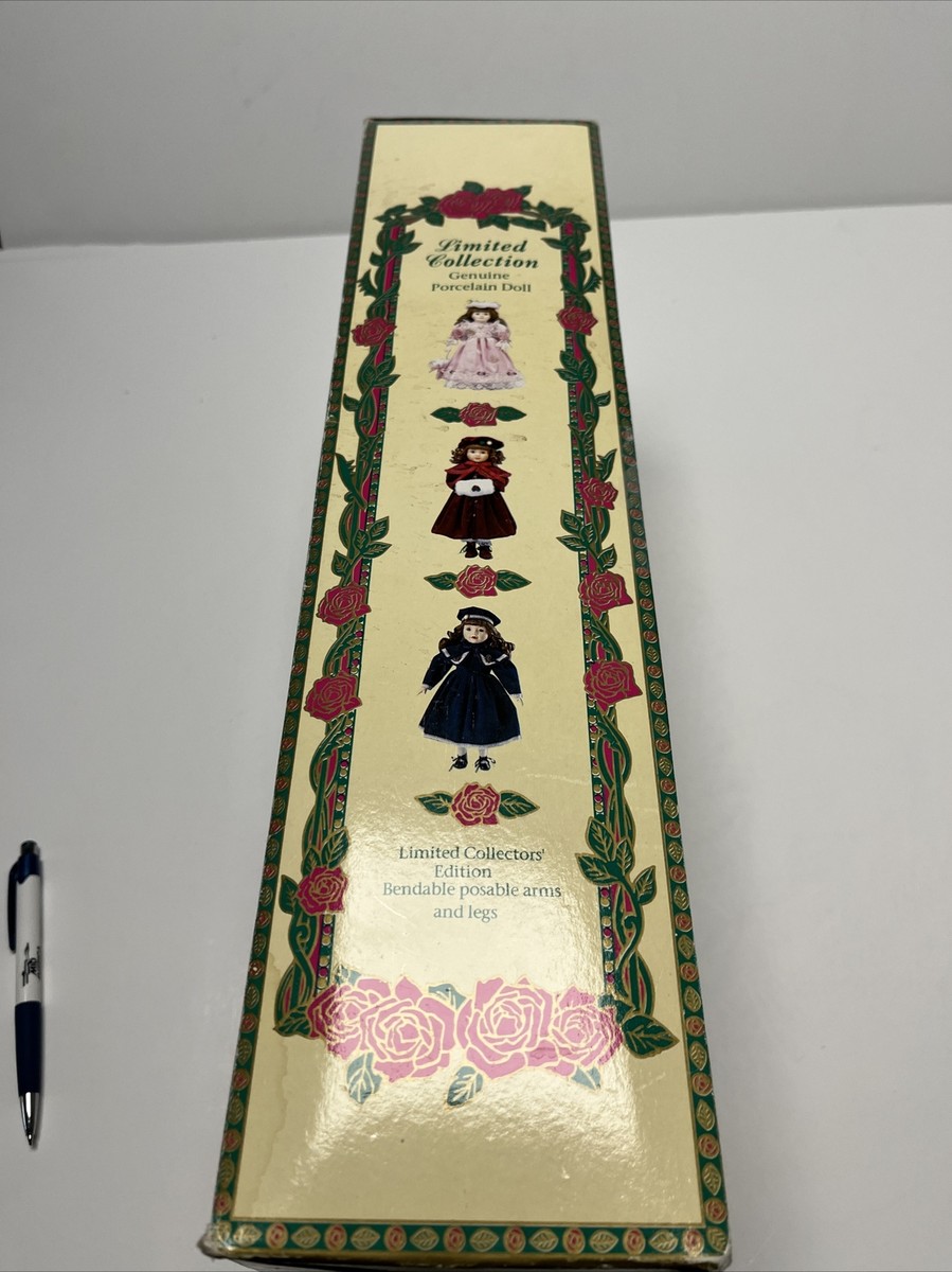 CARVER CREST INT’L INC LIMITED EDITION Limited Collection Genuine Porcelain Doll With Matching