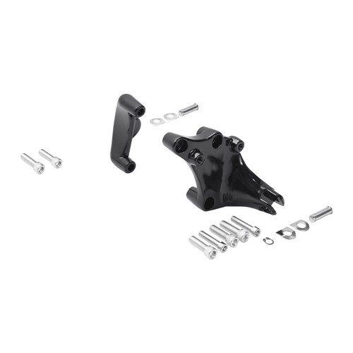 Rear Passenger Footpeg Pegs Mount Fit For Harley Sportster 1200 883 Iron 2014-22 - Picture 10 of 12