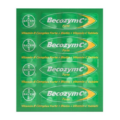 Becozym C Forte Tablet with Biotin, Vitamin C & B Complex