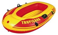 Childs Tropicana Inflatable Dinghy Boat Swimming Pool Beach Float Toy Childs Tropicana Inflatable Dinghy Boat Swimming Pool Beach Float Toy
