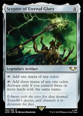 1x Sceptre of Eternal Glory NM-Mint, English Commander: Universes Beyond: Warham