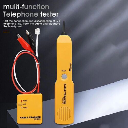 Kabelsucher Tongenerator Sonde Tracer RJ11 Draht Tracker Netzwerktester Neu