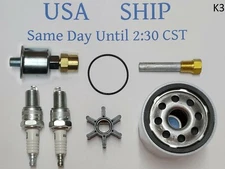 Maintenance Kit with Spark Plugs Kohler Marine Generator 4EFCD 5ECD 6EFCD 7.3ECD