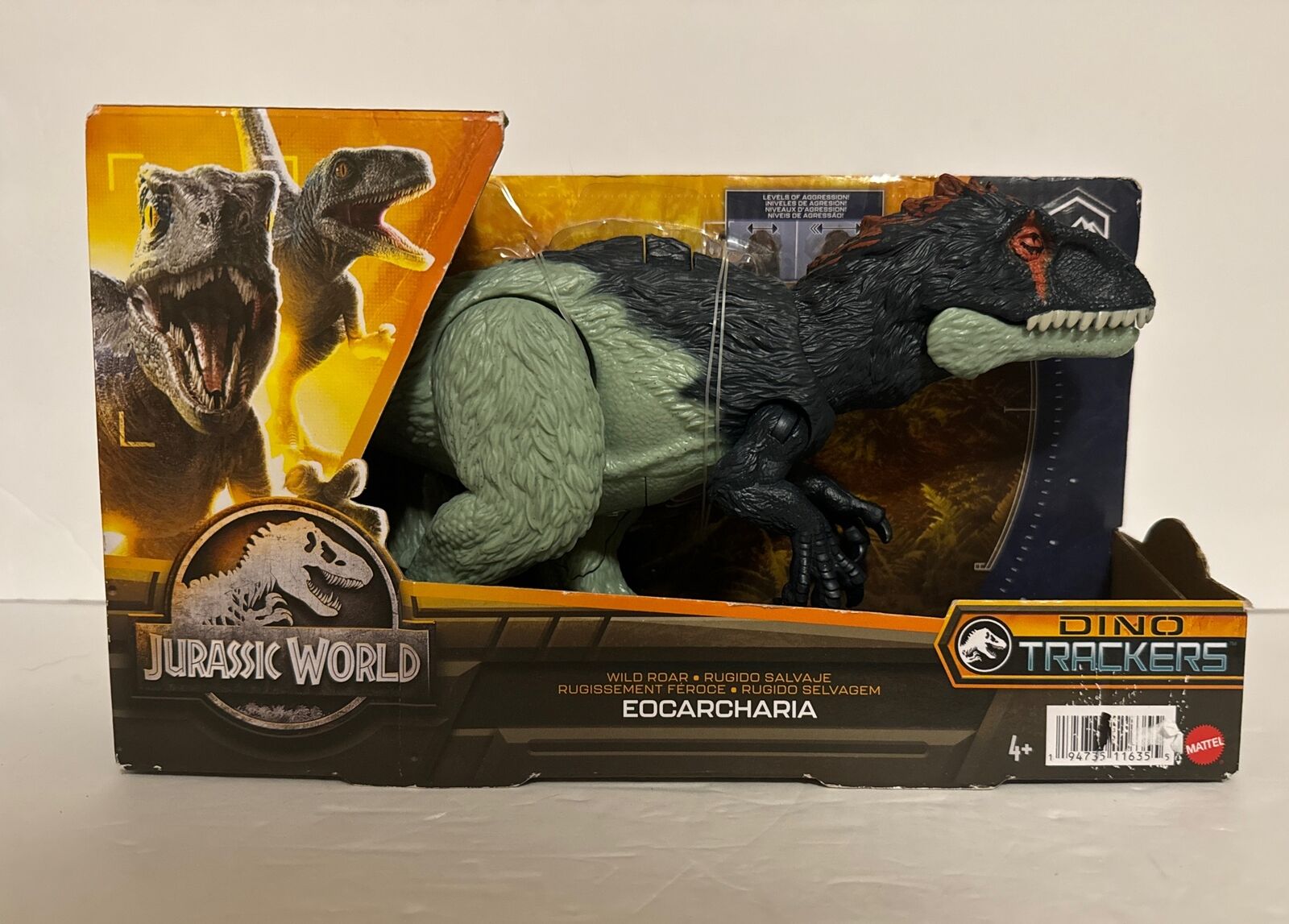 NEW Jurassic World Dino Trackers Eocarcharia Wild Roar New Release 2022