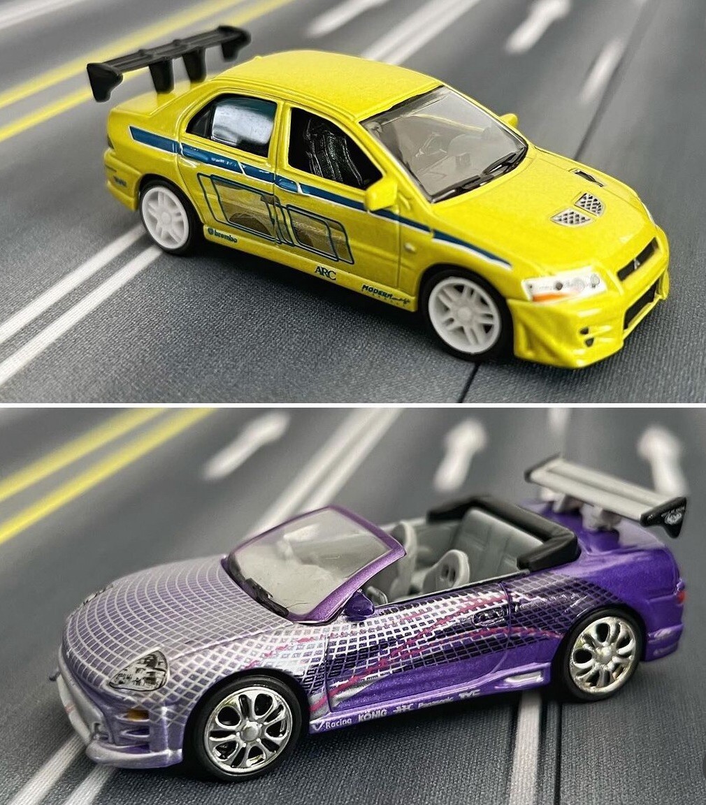 Fast and Furious 1/64 Racing champions Mitsubishi eclipse