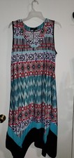 GNW Maxi Dress Tag says size S but fits like L Multi-Color Sleeveless Women