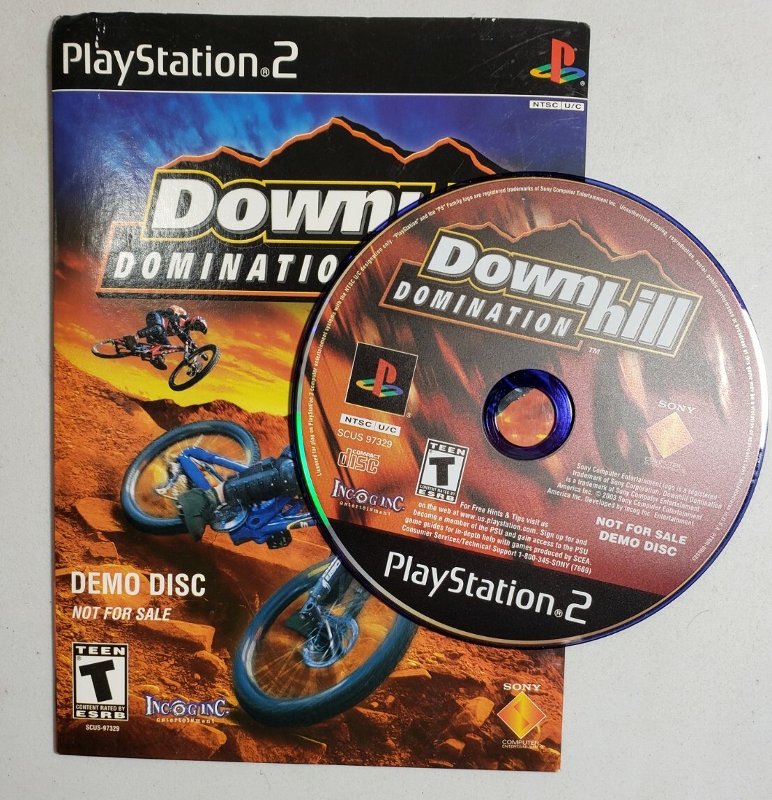 Downhill Domination Sony Playstation 2 Game