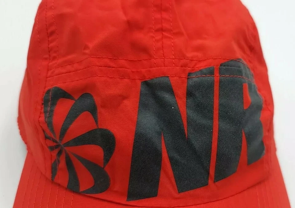 Nike Running NR AW84 Dri-fit Hat/Cap 5 Panel Unisex Red Sz OS One Size - Image 3 of 4
