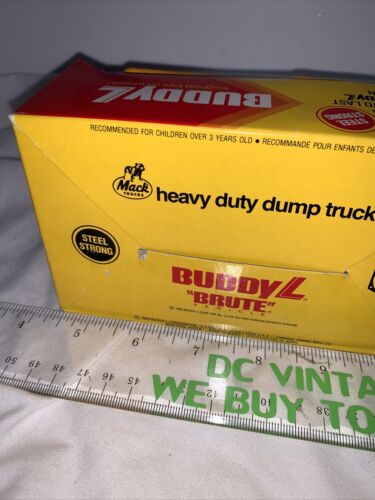 Vintage 1983 Buddy L Construction Truck Heavy Duty Dump Truck NIB MACK TRUCKS - Picture 8 of 12