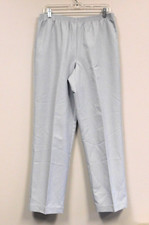 Alfred Dunner Women's Lt Gray Pull-on Pants/Slacks Sz 8 Elastic Waist