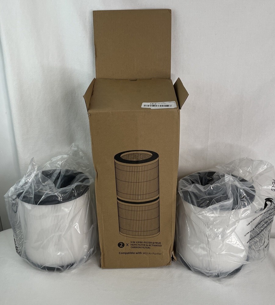 M02 Replacement Filter Compatible with MOOKA M02 Air Purifier, H13 True HEPA ...