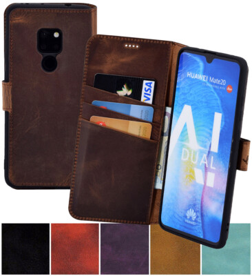 Custodia Libro Magnetica Per Huawei Mate 20 PRO - Elegante Blu, Protezione Completa - Foto 13