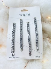   Sophi Rhinestone Bobby Pins   4 Piece Set   Beauty  Hair