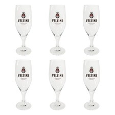 6x Veltins Bierglas Tulpe Glas 0,2l Pils Bier Pokal Gläser Biergläser Brauerei