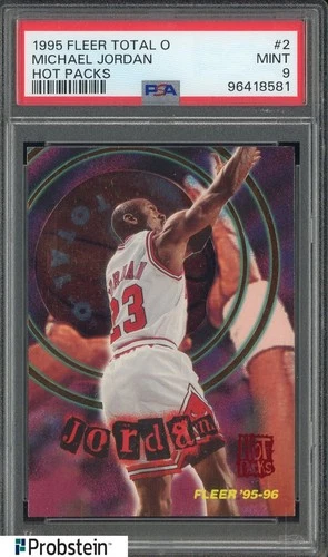 1995 Fleer Jordan PSA 9