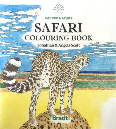 Jonathan Scott - Sacred Nature Safari Colouring Book - Paperback - G245Z-image
