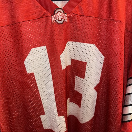 OT Sports Ohio State Buckeyes #13 maglia calcio uomo 2XL - Foto 2 di 5