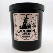 California Candle CO Leoben CO Cauldron Embers Firewood Cinnamon Patchouli 9 oz