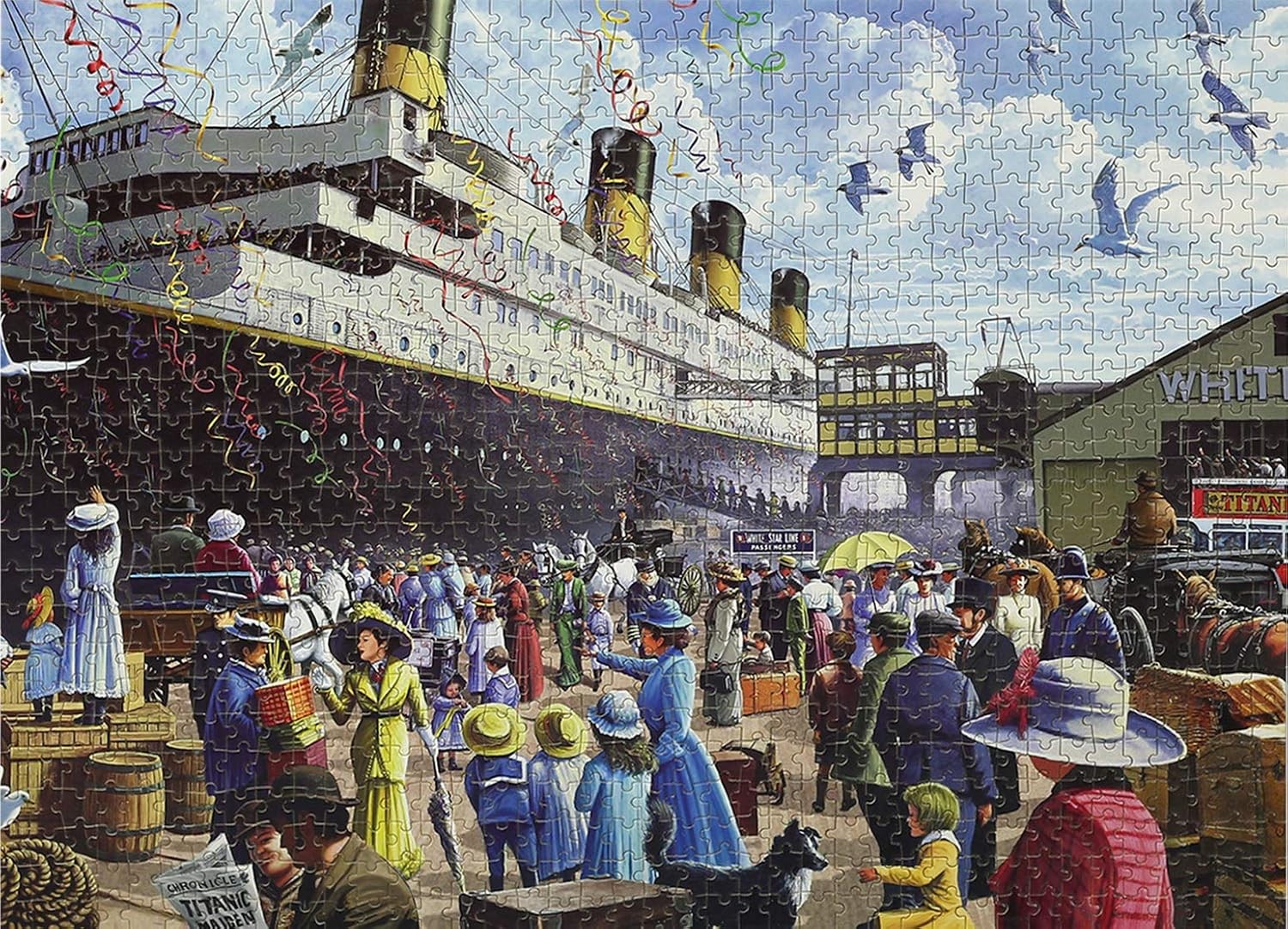 Jigsaw Puzzles for Adults 1000 Piece R.M.S. Titanic 27.56 x 19.69 Inch Jigsaw P