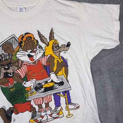 Vintage Looney Tunes Shirt Men XL Single Stitch USA 90s Hip Hop