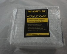 Hobby Lair Clear Acrylic Pokemon Booster Box Protective Display Case BB200