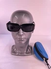 Gucci Rectangle Black Trendy Sunglasses 54-17-135 Black Lens
