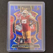 🍎PG 2025 PANINI SELECT FOOTBALL CONCOURSE BLUE POWER /249 RC ALFRED COLLINS #17