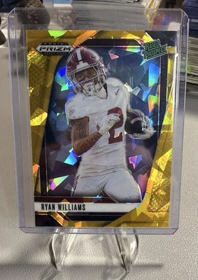 2025 Prizm Draft Picks - Ryan Williams #151 Gold Ice Prizm (RC) Rated Prospect 