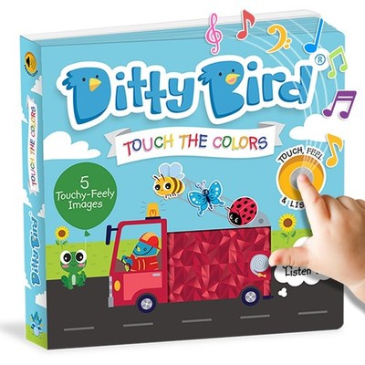 Ditty Bird Touch the Colors Interactive Sensory Sound Book for Babi (Kartonbuch)