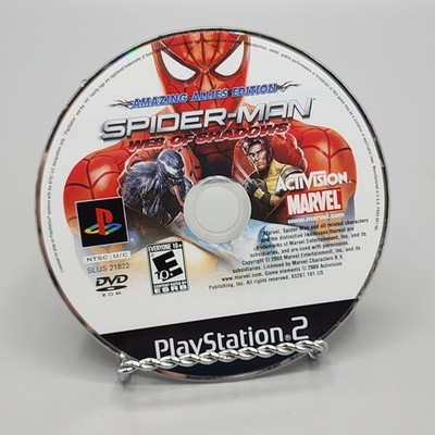 Spider-Man: Web of Shadows  Amazing Allies Edition (PlayStation 2 PS2) Disc Only
