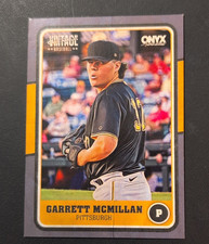 Onyx 2024 Vintage Extended Garrett McMillan Pittsburgh Pirates #OVGAMC /49