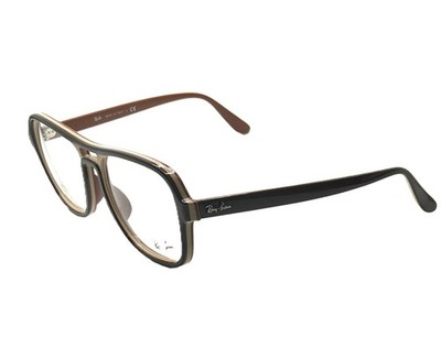 NEW RAY BAN RB 4356-V STATESIDE 8135 DARK BROWN LIGHT BROWN UNISEX 55MM 17 140